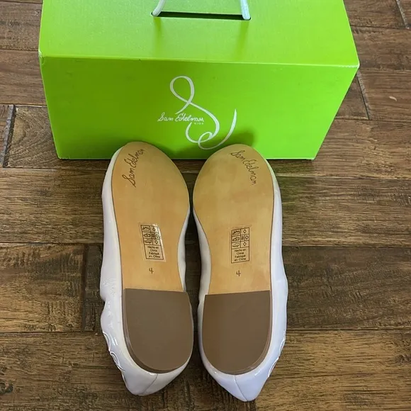 Sam Edelman Girls' Felicia Ballet Flat in Lilac Patent Size 4