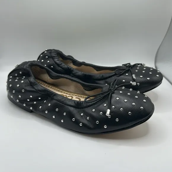 Sam Edelman Girls Fiona Mini Black Ballet Flats- Size 13- NEW IN BOX