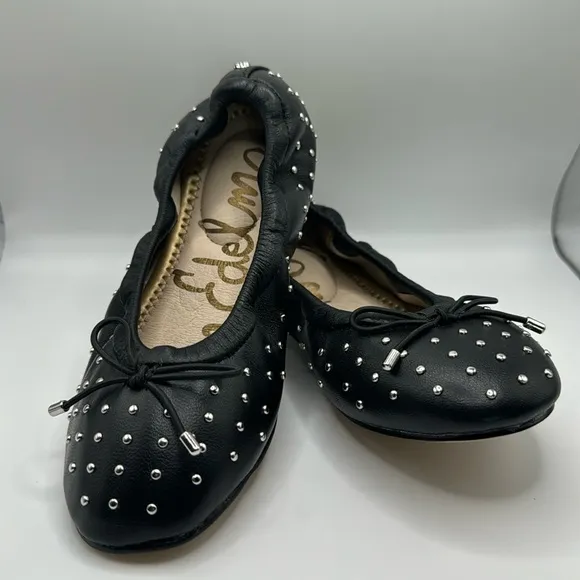 Sam Edelman Girls Fiona Mini Black Ballet Flats- Size 13- NEW IN BOX