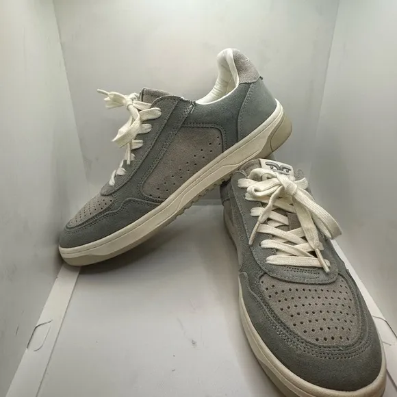 Sam Edelman Gray Retro-Inspired Sneakers with Chunky Sole