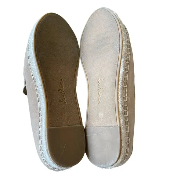Sam Edelman Kai Tailored Platform Espadrille Taupe Loafers Size 10