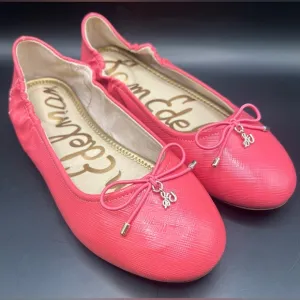 Sam Edelman Pink Ballet Flats- Felicia Kids, Size:4, Pre- Owned