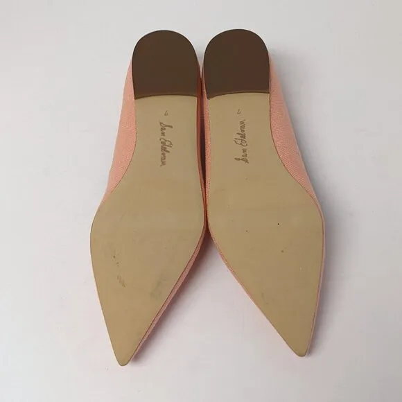 Sam Edelman Wanda Ballet Flats, Clay Linen, Women's 7 M