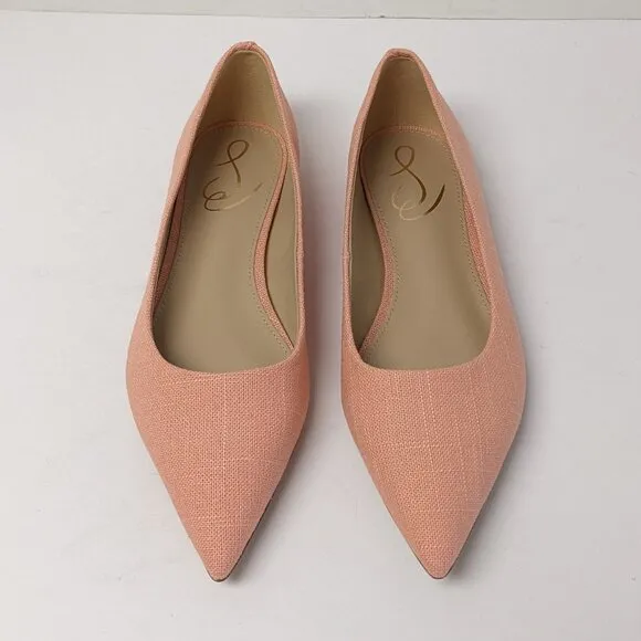 Sam Edelman Wanda Ballet Flats, Clay Linen, Women's 7 M