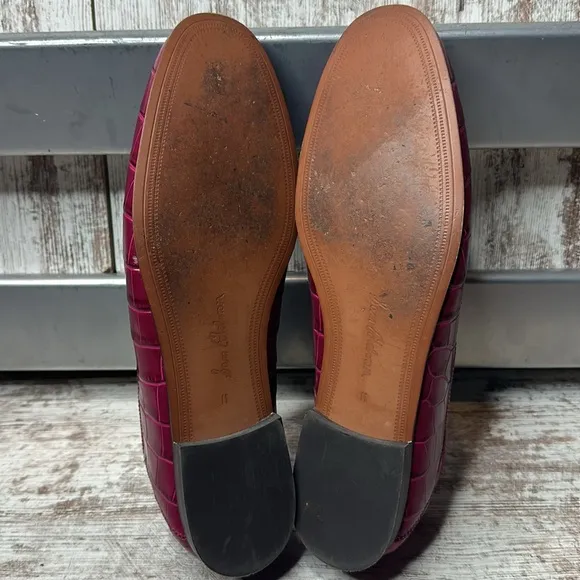 Sam Edelman LORAINE BIT BERRY CROC LOAFER Loafers size 11M