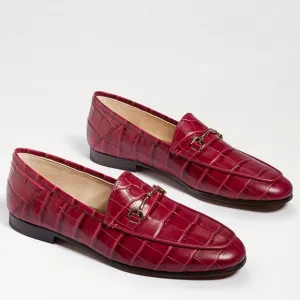 Sam Edelman LORAINE BIT BERRY CROC LOAFER Loafers size 11M