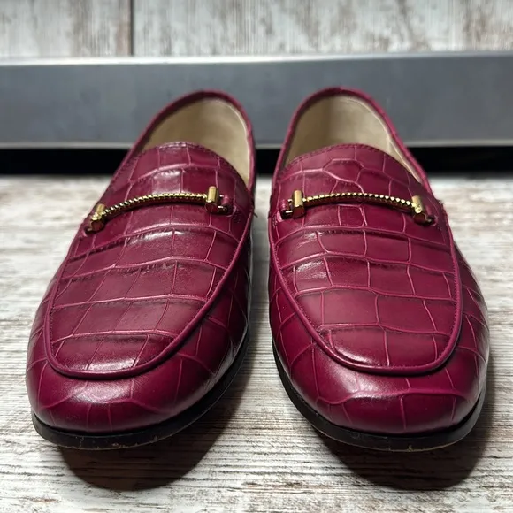 Sam Edelman LORAINE BIT BERRY CROC LOAFER Loafers size 11M