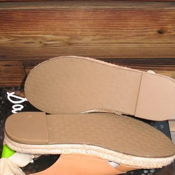 Sam Edelman Womens 7 Natural Tan Espadrille Sandals Shoes