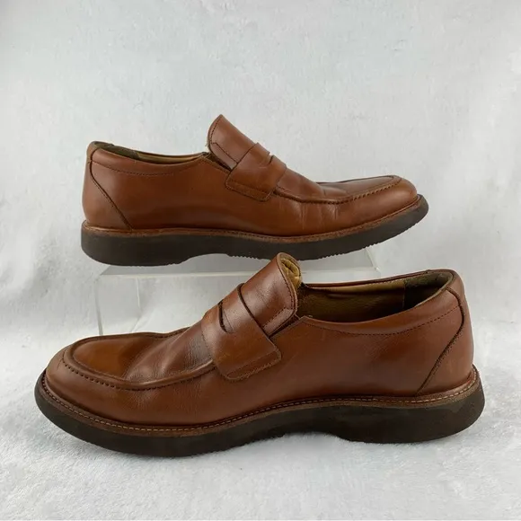 Samuel Hubbard Men's 9 W Ivy Legend Penny Loafer Whiskey Tan Leather Vibram Sole