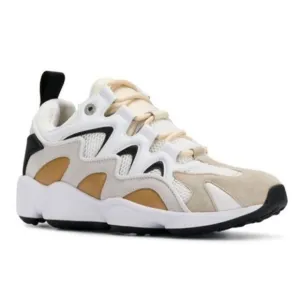 Sandro Atomic Beige &amp; Off-White High Top Sneakers Size 41