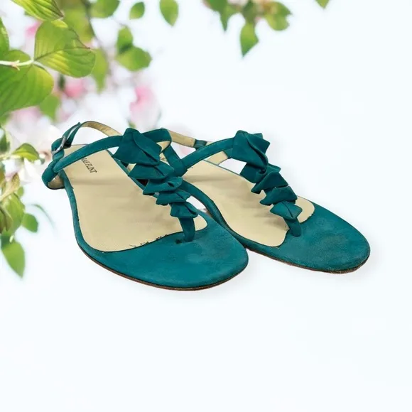 SARAH Flint Green Thong Sandals
