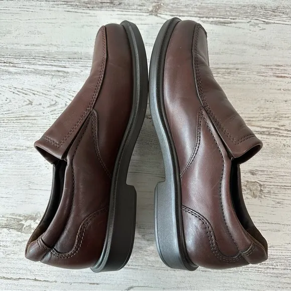 SAS Diplomat Leather Slip On Comfort Dress Loafers Men’s 11 Brown