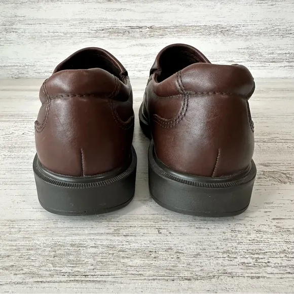 SAS Diplomat Leather Slip On Comfort Dress Loafers Men’s 11 Brown