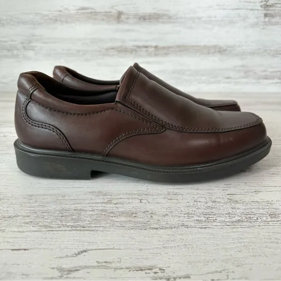 SAS Diplomat Leather Slip On Comfort Dress Loafers Men’s 11 Brown
