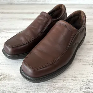 SAS Diplomat Leather Slip On Comfort Dress Loafers Men’s 11 Brown