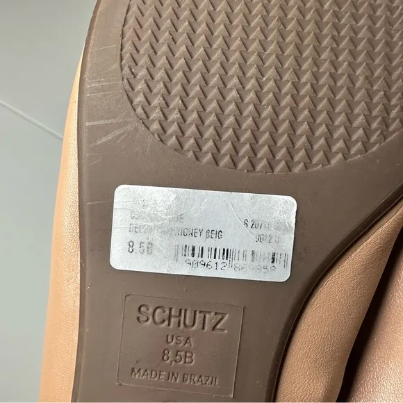 SCHUTZ Arissa Leather Ballet Flats