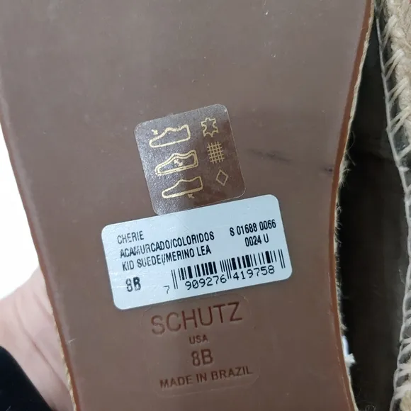 SCHUTZ CHERIE SUEDE ESPADRILLES NEW WITH TAG