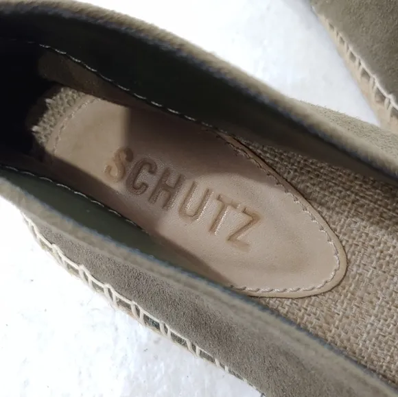 SCHUTZ CHERIE SUEDE ESPADRILLES NEW WITH TAG