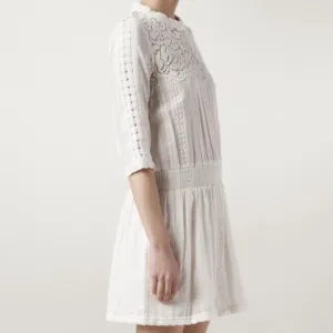 Sea New York Sheer Cutout Lace embroidered drop dress size 8