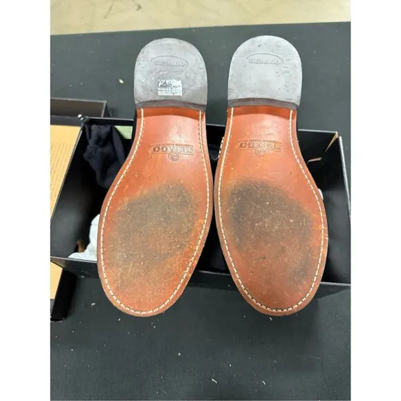 Sebago Classic Dan Black Leather Moccasin Loafers 9