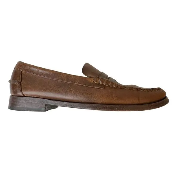SEBAGO Brown Leather Classic Dan Men’s Loafer Size 11