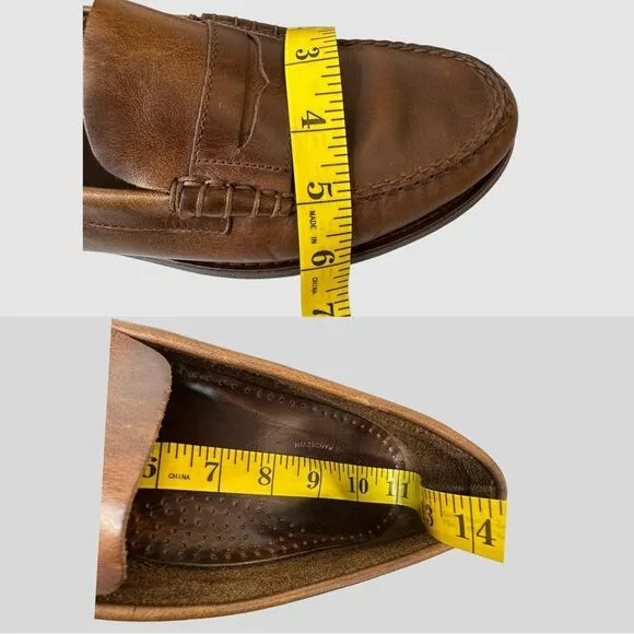 SEBAGO Brown Leather Classic Dan Men’s Loafer Size 11