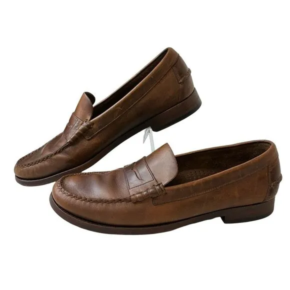 SEBAGO Brown Leather Classic Dan Men’s Loafer Size 11