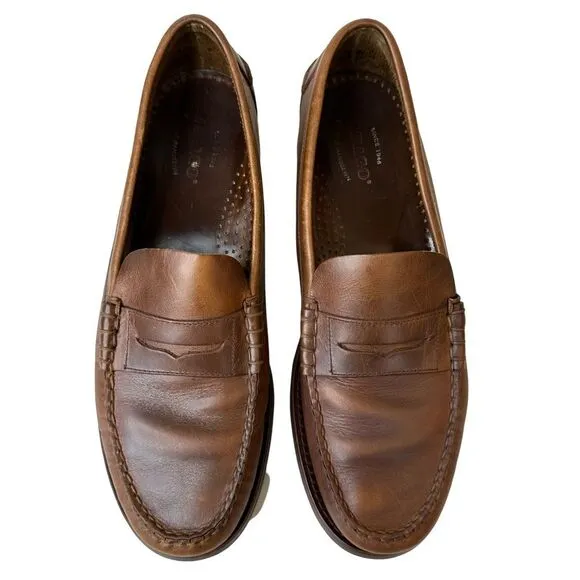 SEBAGO Brown Leather Classic Dan Men’s Loafer Size 11