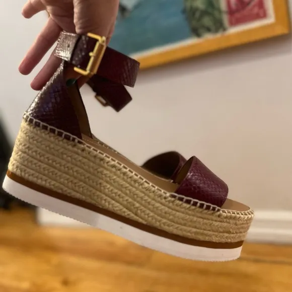 SEE BY Chloé Women's Glyn Flatform Espadrilles