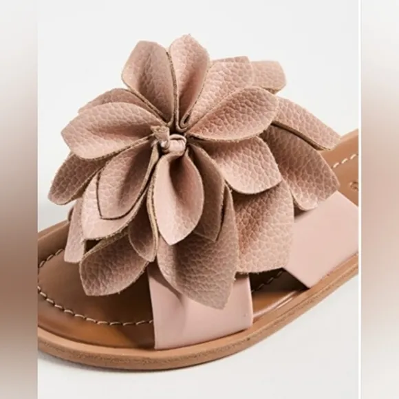 See by Chloe Magnolia Flat Slide Sandals NEW without box Size EU 37/ US 6