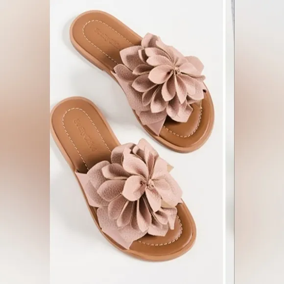 See by Chloe Magnolia Flat Slide Sandals NEW without box Size EU 37/ US 6