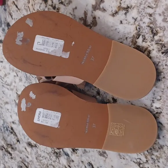 See by Chloe Magnolia Flat Slide Sandals NEW without box Size EU 37/ US 6