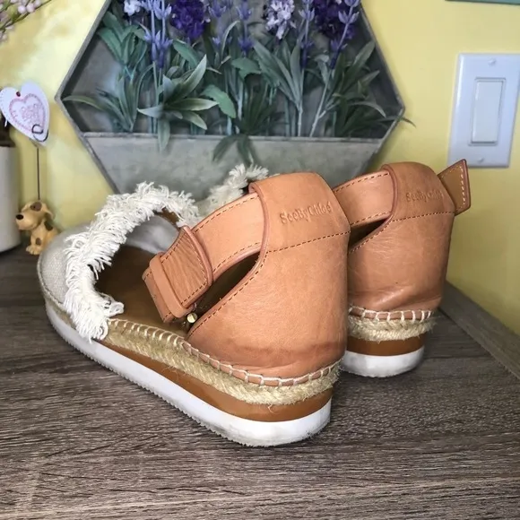 See by Chloe Women's Ankle Strap Platform Espadrilles