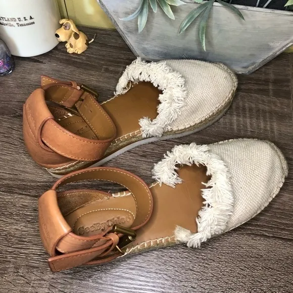 See by Chloe Women's Ankle Strap Platform Espadrilles