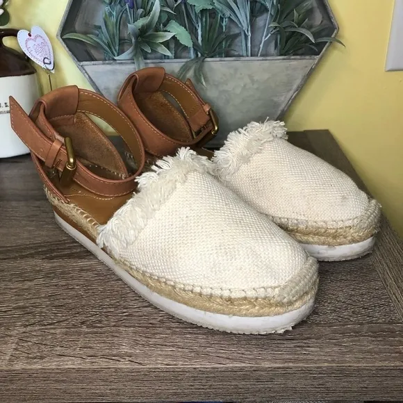 See by Chloe Women's Ankle Strap Platform Espadrilles