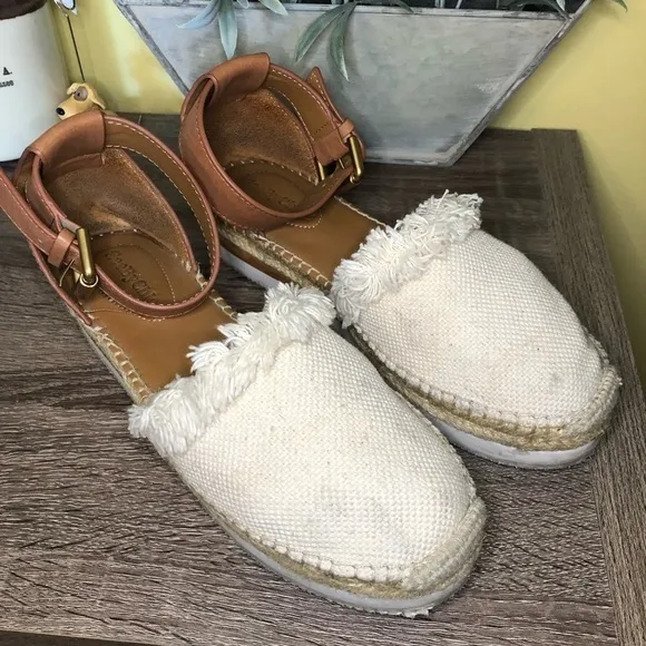 See by Chloe Women's Ankle Strap Platform Espadrilles