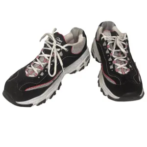 Skechers DLites Life Saver Sneakers Black Pink Purple Silver Shoe Size 9.5