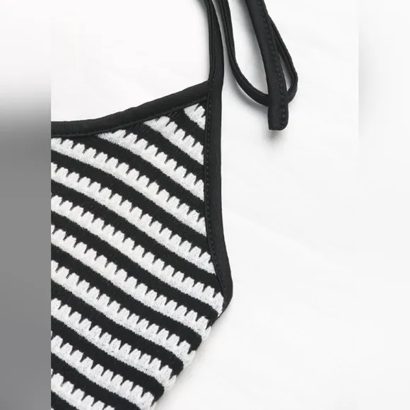 Sleek Lines Halter &amp; Skirt Set