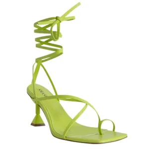 Smash Women's Tabby Wraparound Strappy Dress Sandals Green Size 11