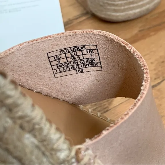 Soludos Minorca Platform Espadrilles Dove Grey 9