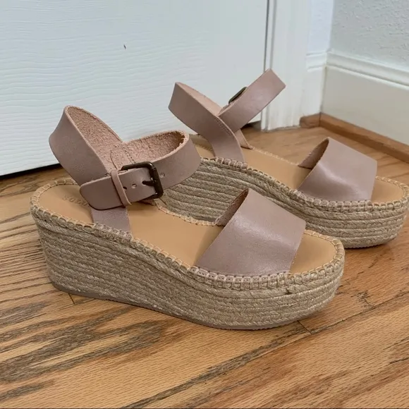 Soludos Minorca Platform Espadrilles Dove Grey 9