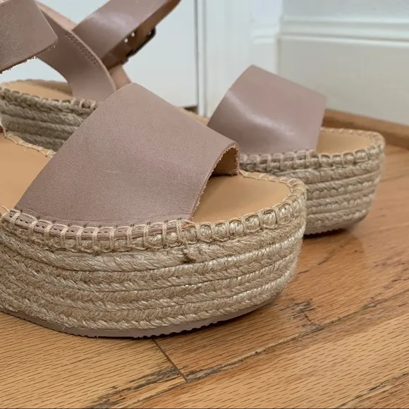 Soludos Minorca Platform Espadrilles Dove Grey 9