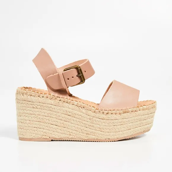 Soludos Minorca Platform Espadrilles Dove Grey 9