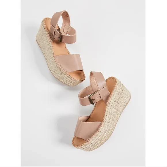 Soludos Minorca Platform Espadrilles Dove Grey 9