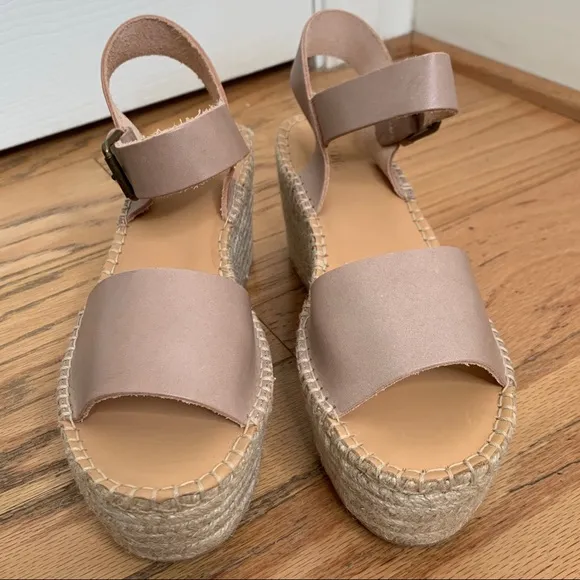 Soludos Minorca Platform Espadrilles Dove Grey 9