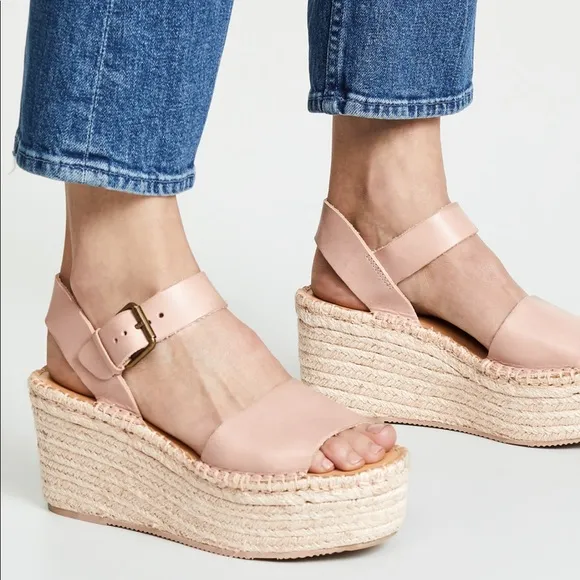 Soludos Minorca Platform Espadrilles Dove Grey 9
