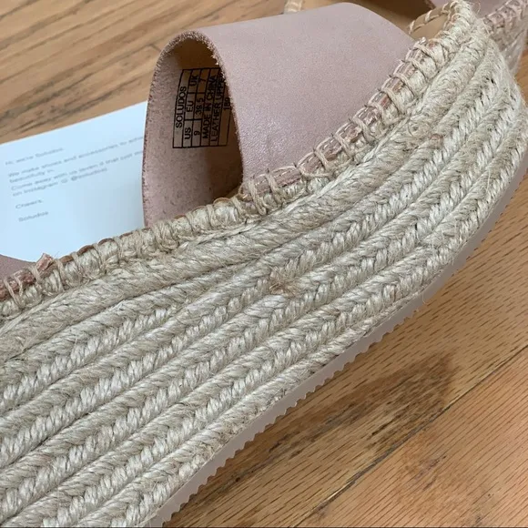 Soludos Minorca Platform Espadrilles Dove Grey 9