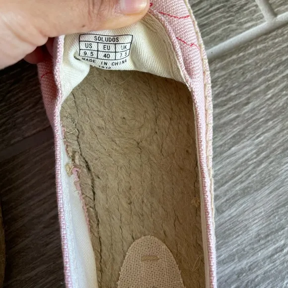 SOLUDOS “Walk This Way” Platform Espadrilles 9.5