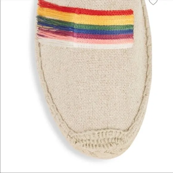 Soludos Pride Canvas Esapdrille Flat Slip on