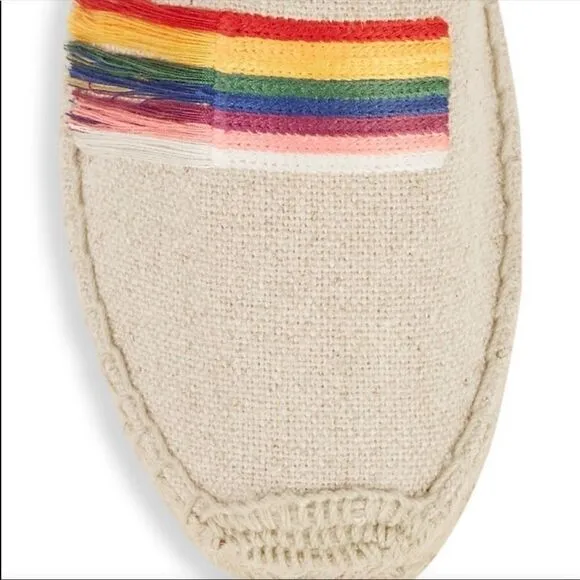 Soludos Pride Canvas Esapdrille Flat Slip on